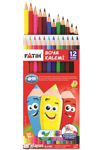 FATİH 12 Lİ TAM BOY KURU KALEM YENİ NESİL