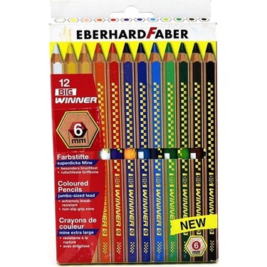 EBERHARD FABER 12 Lİ JUMBO KURU BOYA