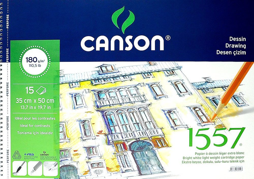 CANSON 35X50 DOKULU RESİM DEFTERİ 180 GR