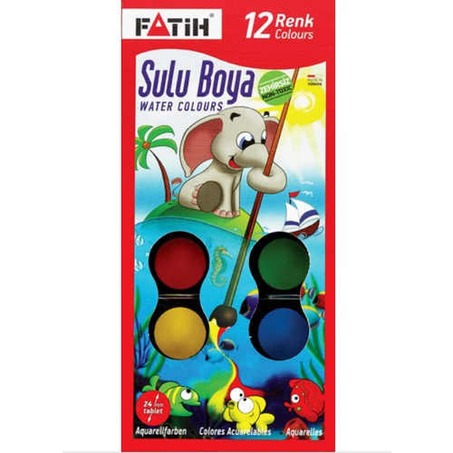 FATİH 12 Lİ SULU BOYA YENİ NESİL