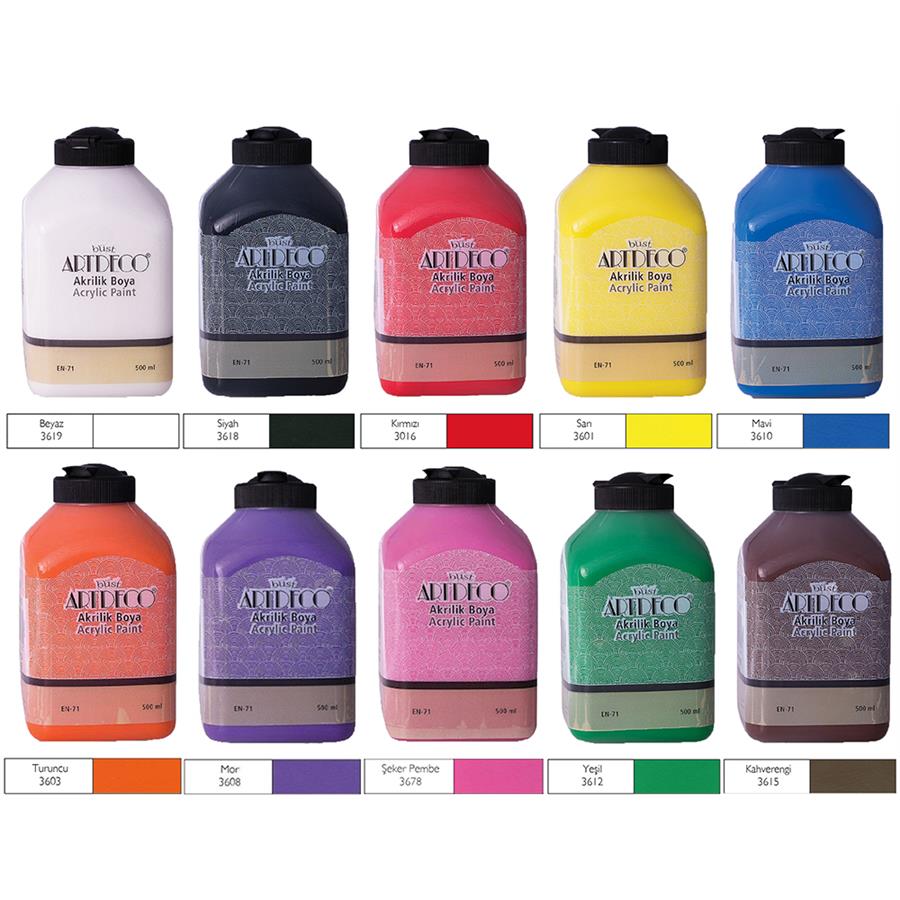 ARTDECO 500 ML AKRİLİK BOYA