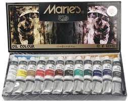 MARİES 12 Lİ YAĞLI BOYA ORJİNAL