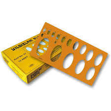 YILDIZLAR ELİPS ŞABLONU CETVELLİ BÜYÜK