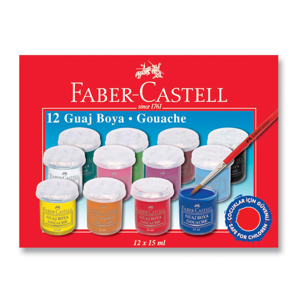 FABER CASTEL 12 Lİ GUAJ BOYA