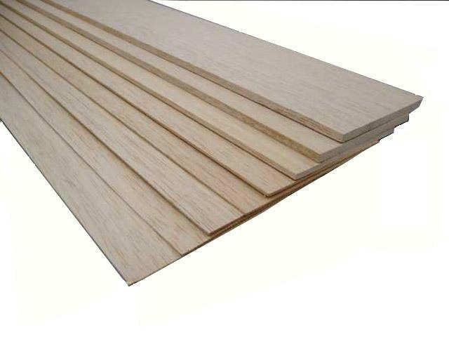 10 CM X 100 CM BALSA LEVHA 1 METRE 2 MM
