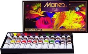 MARİES 12 Lİ AKRİLİK BOYA ACRYLIC ORJİNAL