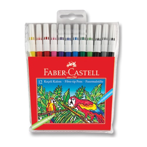 FABER CASTEL 12 Lİ KEÇELİ KALEM BOYA